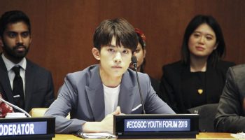 Chinese teen idol spotlights health promotion among young people at UN forum